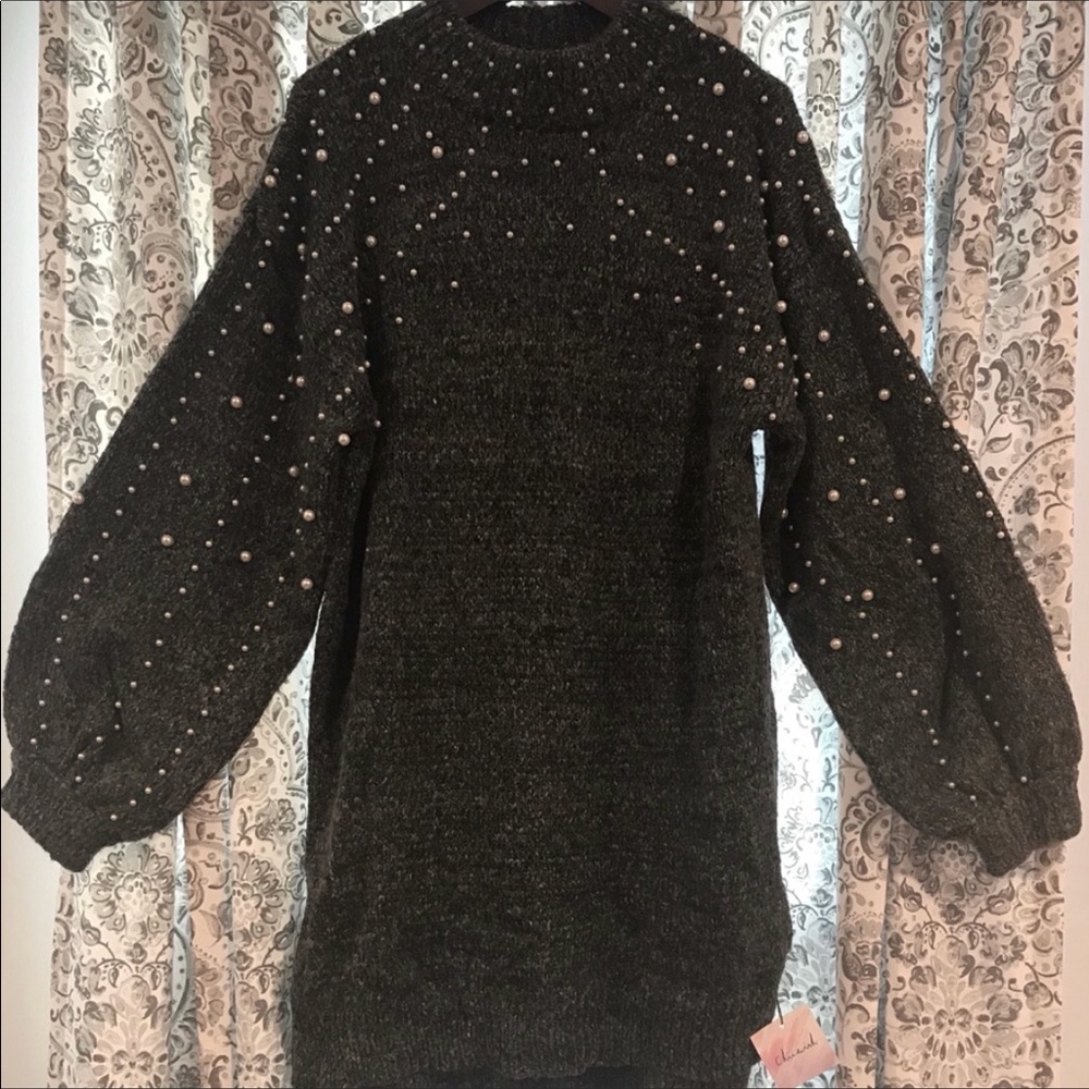 Chicwish Pearl Sweater Dress